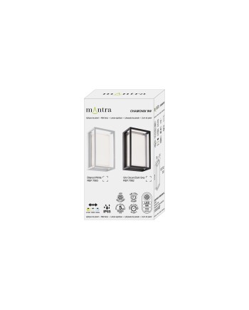 CHAMONIX * APLIQUE EXTERIOR BLANCO  LED IP65 - 9W - 3000K
